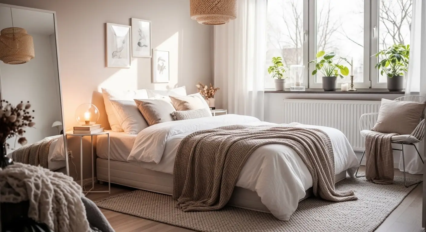 small bedroom decor ideas to make your space look bigger and cozy